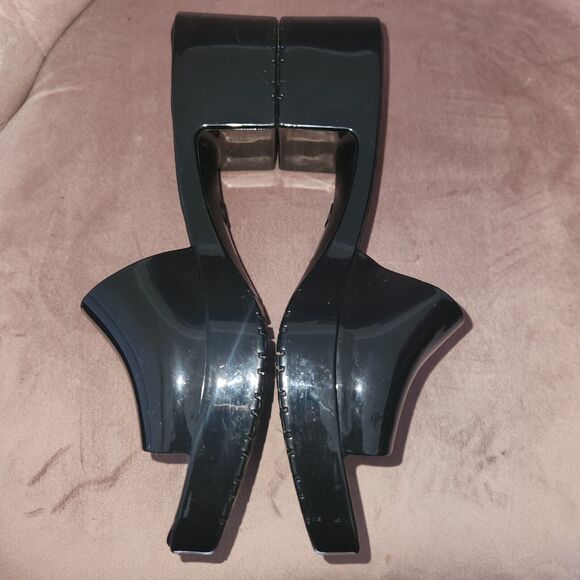 NWT Wild Fable Women's 2" Chunky Block Low Heel Slip On Sandals Open Toe Size 10 - Picture 5 of 5